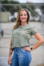 Camo Crop Top Tie Dye - Shop La's Showroom