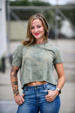 Camo Crop Top Tie Dye - Shop La's Showroom