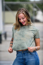 Camo Crop Top Tie Dye - Shop La's Showroom