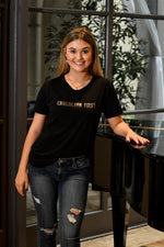 Character First In Black & Gold - Shop La's Showroom
