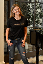 Character First In Black & Gold - Shop La's Showroom