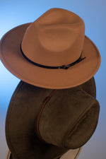 Felt Fedora with leather band
