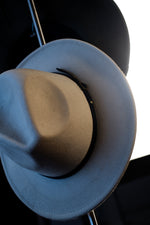 Felt Fedora with leather band