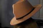 Felt Fedora with leather band