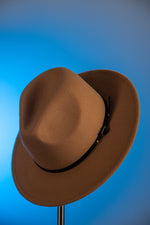 Felt Fedora with leather band