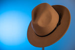 Felt Fedora with leather band