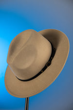 Felt Fedora with leather band