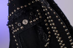 Oversized Stud Biker Jacket