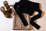 Maya Snake skin mini skirt
