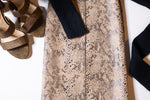 Maya Snake skin mini skirt